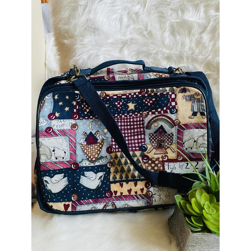 Charming Quilted Patchwork Handbag - image 1